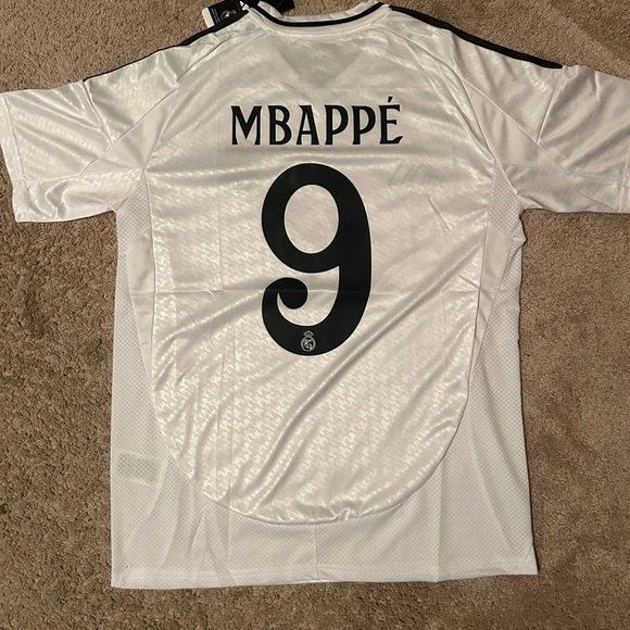 adidas Other - Real Madrid #9 Kylian Mbappé 2024 Home Jersey